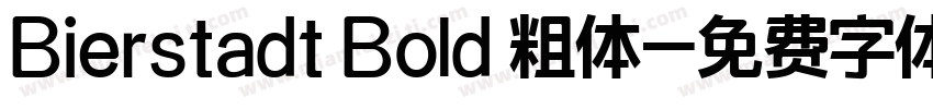 Bierstadt Bold 粗体字体转换